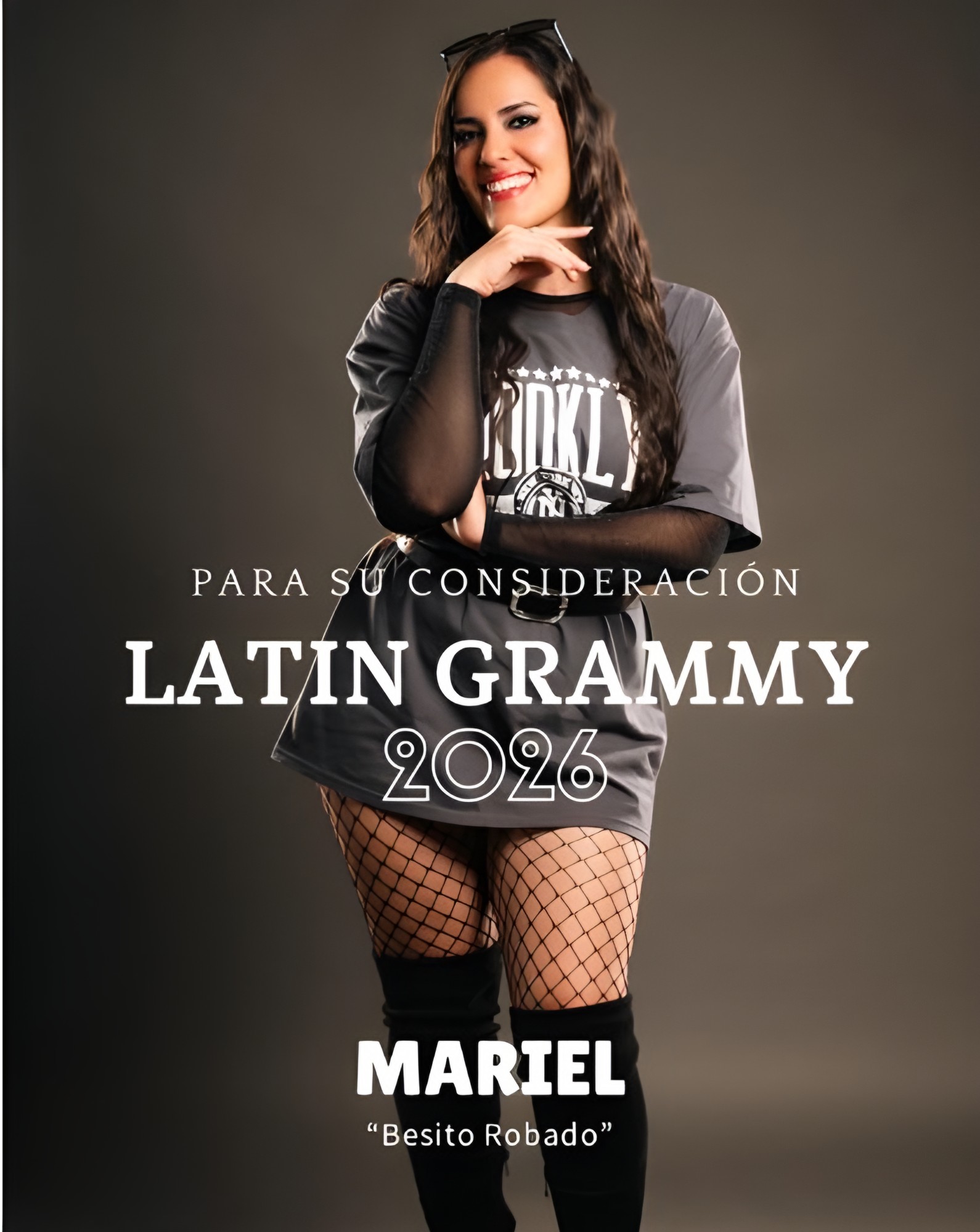 Portada de Besito Robado de Mariel, para su consideración en los Latin Grammy 2026